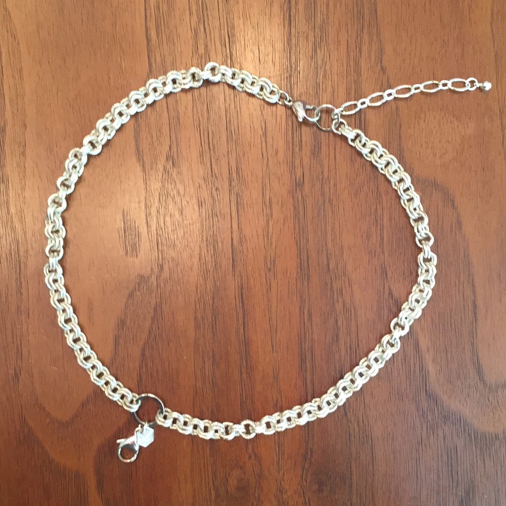 Origami Owl Double Link Silver Chain Necklace